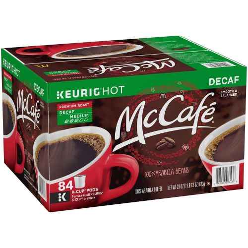  McCafe Premium Roast Decaf Coffee K-Cup Pods, 84 ct - 29.0 oz Box