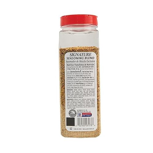  McCormick Perfect Pinch Signature Seasoning, 21 oz - One 21 Ounce Container of Signature Seasoning Blend Made With 14 Premium Herbs and Spices