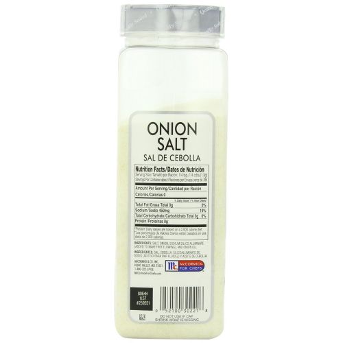  McCormick Onion Salt, 36 Ounce (Pack of 6)