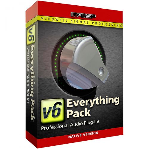  McDSP},description:For those who need everything, the McDSP Everything Pack is the ticket. All McDSP’s equalizers, compressors, virtual tape machines, multi-band dynamic processors