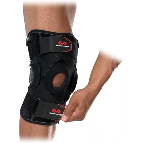  McDavid Maximum Support Knee Brace with Hinges (429X). Compression and Stability Straps for ACL, LCL, Arthritis, Tendonitis, MCL, Patella. Left and Right. Men and Women.