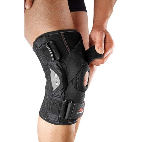  McDavid Maximum Support Knee Brace with Hinges (429X). Compression and Stability Straps for ACL, LCL, Arthritis, Tendonitis, MCL, Patella. Left and Right. Men and Women.