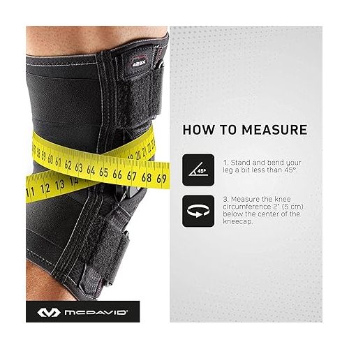  McDavid Maximum Support Knee Brace with Hinges (429X). Compression and Stability Straps for ACL, LCL, Arthritis, Tendonitis, MCL, Patella. Left and Right. Men and Women.