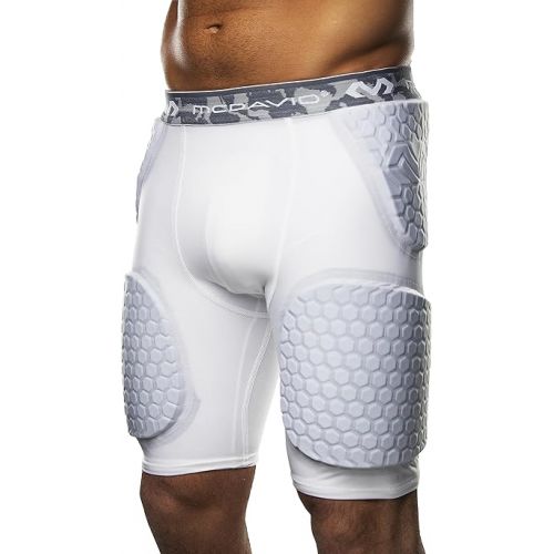  McDavid Compression Padded Shorts with HEX, Hip, Tailbone, Thigh Pads - Girdle Tights for Football, Hockey, Basketball-Unisex