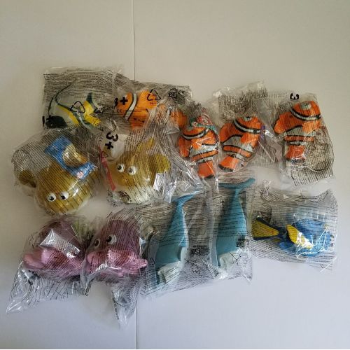  McDonalds Happy Meal Toys Lot of 12 Finding Nemo in Original Package