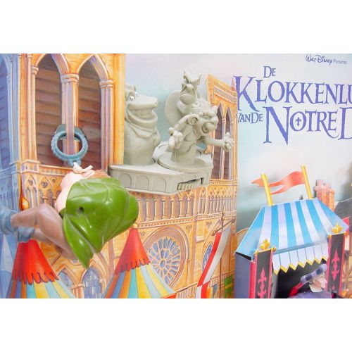  McDonalds Happy Meal THE HUNCHBACK OF THE NOTRE DAME Showcase Display Set MIB!