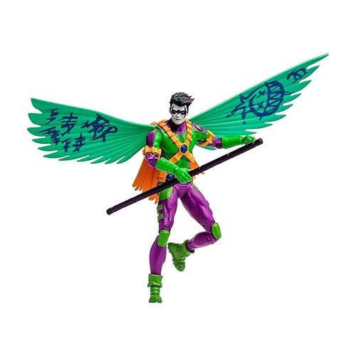 맥팔레인토이즈 McFarlane Toys - DC Multiverse Red Robin (Jokerized) Gold Label, 7in Action Figure
