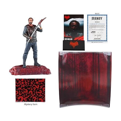 맥팔레인토이즈 McFarlane Toys - Movie Maniacs, Red Miller (Mandy) 6in Posed Figure