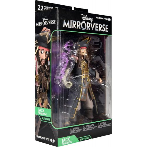 맥팔레인토이즈 McFarlane Toys Disney Mirrorverse Captain Jack Sparrow 7 Action Figure with Accessories