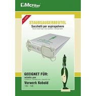 [아마존 핫딜]  [아마존핫딜]McFilter 18 Staubsaugerbeutel geeignet fuer Vorwerk Kobold 135, 136, 135SC, VK 135 und VK 136 Staubsauger, 5-lagiger Staubbeutel aus Vlies, Beutel-Typ VO 8335 mit Hygieneverschluss