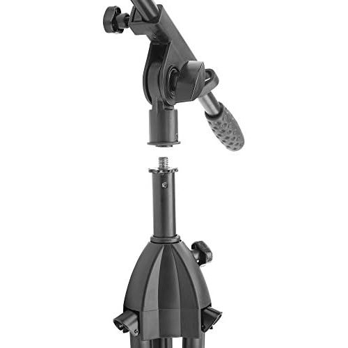  [아마존베스트]McGrey MSN-30 Microphone Stand Low with Boom Max Height 70 cm Boom Length 42 cm Weight 1.0 kg Includes Microphone Clamp Black