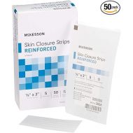 McKesson Skin Closure Strips, Sterile, Reinforced, 1/8 in x 3 in, 50 Count