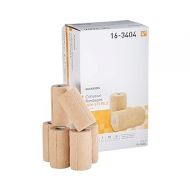 McKesson Elastic Cohesive Bandages, Beige, Non-Sterile, 4 in x 5 yds, 1 Count, 18 Packs, 18 Total