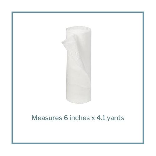  McKesson Conforming Stretch Gauze Bandages, Sterile, 6 in x 4 1/10 yd, 48 Count