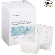 McKesson Conforming Stretch Gauze Bandages, Sterile, 3 in x 4 1/10 yd, 96 Count