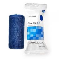 McKesson Cast Tape, Fiberglass, Blue, 4 in x 4 yds, 1 Count, 10 Packs, 10 Total