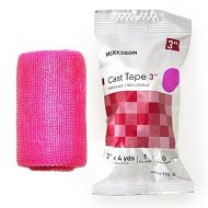 McKesson Cast Tape, Fiberglass, Pink, 3 in x 4 yds, 1 Count, 10 Packs, 10 Total