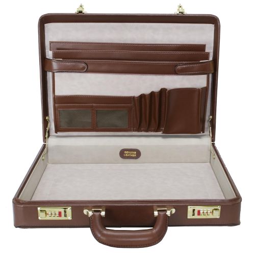  McKlein Daley Leather Attache Case