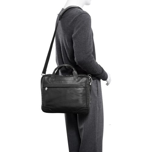  McKlein S Series Montclare Small Leather Laptop Briefcase