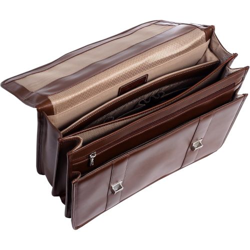  McKlein USA V Series Flournoy 15 Leather Double Compartment Laptop Case