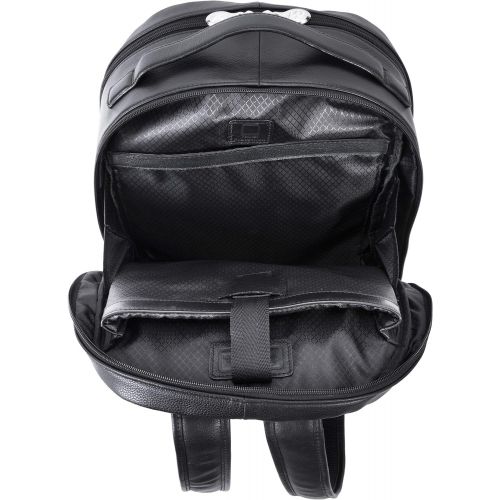  McKleinUSA Dual Compartment Laptop Backpack, Leather, Mid-Size, Black - Parker | Mcklein - 88555