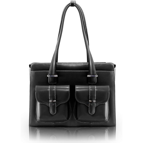  McKleinUSA ALEXIS 96545 Black Leather Ladies Briefcase