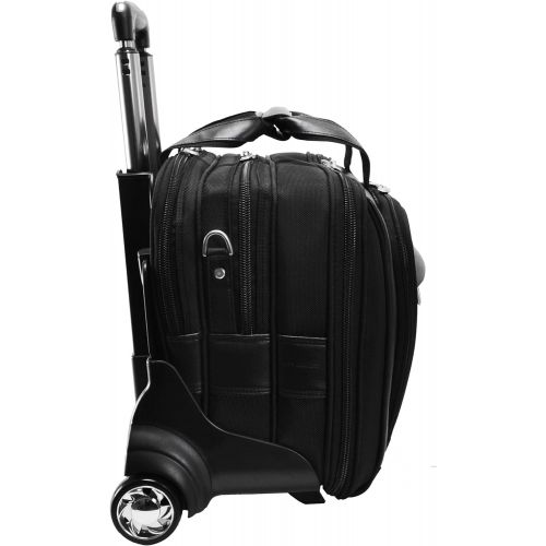  McKlein R Series Chicago 17 Wheeled Laptop Case with Removable Briefcase