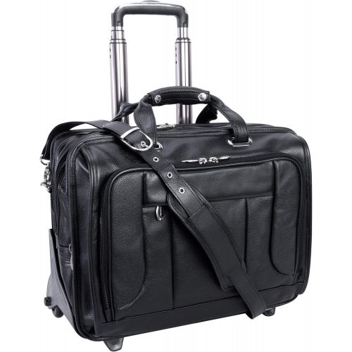  McKlein USA West Town Checkpoint 15.6 Wheeled Laptop Case