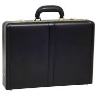 McKleinUSA McKlein, V Series, Reagan, Top Grain Cowhide Leather, Leather 3.5 Attache Briefcase, Black (80445)