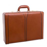 McKleinUSA McKlein, V Series, Turner, Top Grain Cowhide Leather, Leather 4.5 Expandable Attache Briefcase, Brown (80484)