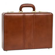McKleinUSA McKlein, V Series, Coughlin, Top Grain Cowhide Leather, Leather 4.5 Expandable Attache Briefcase, Brown (80464)