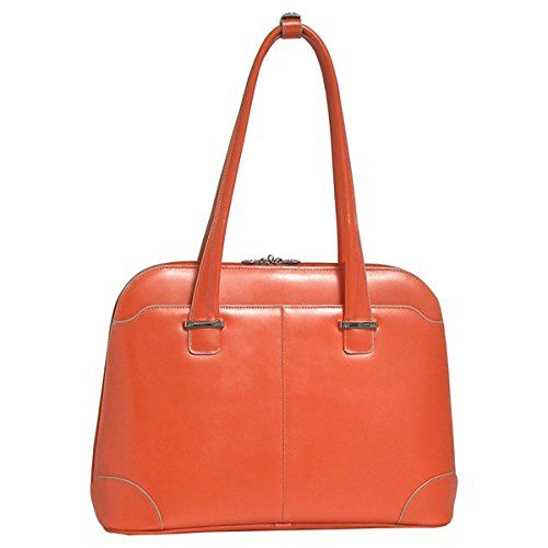  McKleinUSA McKlein, W Series, Avon, Top Grain Cowhide Leather, 15 Leather Ladies Laptop Briefcase, Orange (96650)
