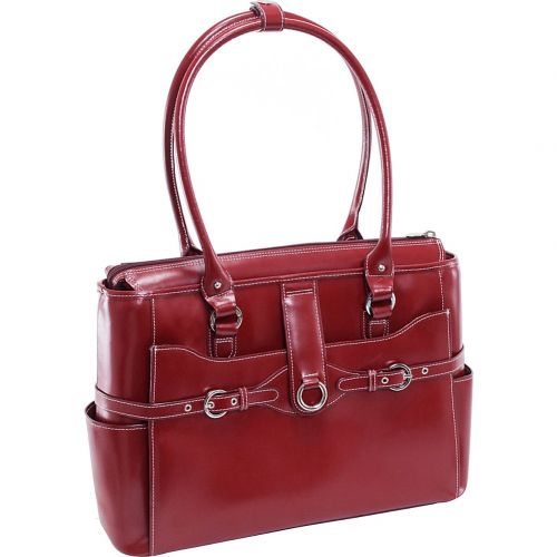  McKleinUSA McKlein, W Series, Willow Springs, Top Grain Cowhide Leather, 15 Leather Ladies Laptop Briefcase, Mint (96562)