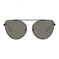 McQ Alexander McQueen Black Cat-Eye Sunglasses