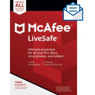 Mcafee 2019 McAfee LiveSafe - Antivirus - Internet Security - Unlimited Devices - 1 Year Subscription - Activation Code by Mail