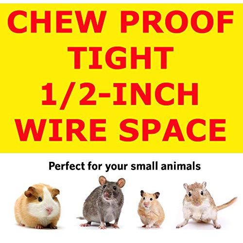  Mcage 2 Color, Extra Large Tall 3 Levels Ferret Chinchilla Sugar Glider Squirrel Animal Cage with 1/2 Inch Cross Shelves and Ladders, 30 Length x 18 Depth x 72 Height