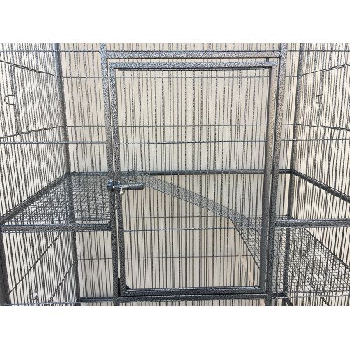  Mcage 64 Large Wrought Iron 4 Levels Ferret Chinchilla Sugar Glider Mice Rat Mouse Hamster Cage Tight 1/2-Inch Bar Spacing