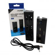 [아마존베스트]Mcbazel DOBE External Intelligent Cooling Fan & 4 Port USB Hub USB3.1 USB2.0 Extend Adapter for PS4 Slim Gaming Console [NOT for PS4 / PS4 Pro]