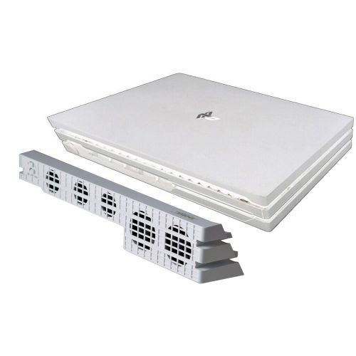  [아마존베스트]Mcbazel Dobe PS4 Pro USB External 5 Fan Temperature Cooler for Sony Playstation 4 Pro Console White