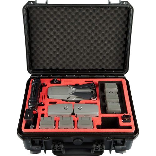  MC-CASES Carrying Case for DJI Mavic 2 Pro or Zoom and DJI Smart Controller - Explorer Edition - space for up to 9 batteries