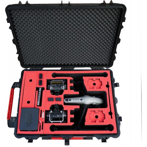  Mc-cases Proessional Carrying Case for The DJI Cendence and CrystalSky Monitor (5.5 or 7.8) with a lot of Additional Space for Accessories by MC-CASES - Waterproofed