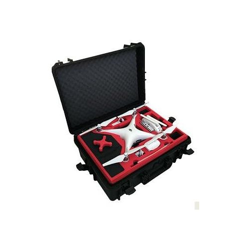  Mc-cases Professional Carrying Case from MC-Cases fits for DJI Phantom 4 pro and professional plus with attached propellers and space for 6 batteries