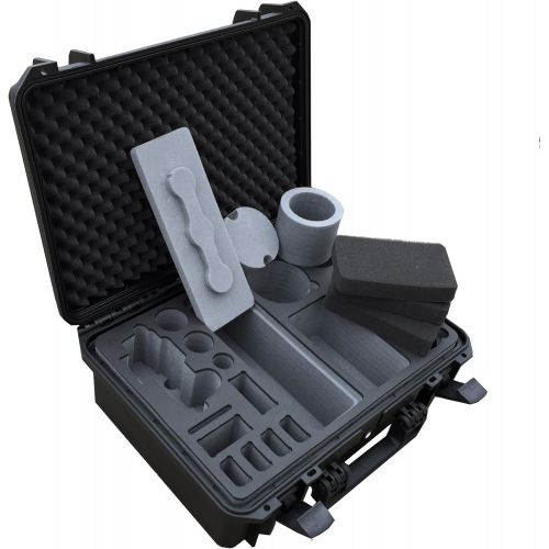  Mc-cases Professional Transport Carrying case for Panasonic Lumix GH5 and GH5S  with a lot of Space for Accessories Such as 3 Lenses, 5 Battery Packs, Various Cables and adapters and More