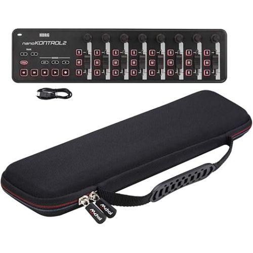  Mchoi Hard Portable Case Compatible with Korg nanoKONTROL2 Slim-Line USB Control Surface(Case Only)