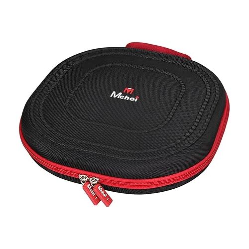  Mchoi Hard Case Suitable for TOSY Flying Disc 175g Frisbees, Waterproof Shockproof Frisbee Protective Case, Red Case Only
