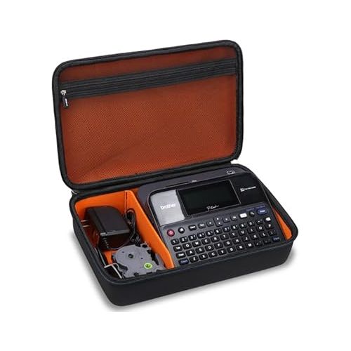  Mchoi Hard Portable Case for Brother P-Touch Label Maker PTD600 / PT- D610BT Label Maker PC-Connectable Labeler, Case Only