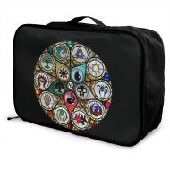 Travel Luggage Storage Bag,Packing Cubes Travel Duffel Bag Handle Makeup Bag Large Capacity Portable Luggage Bag - Mdaw232nda