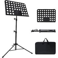 1/2/3 Pack Sheet Music Stand, Adjustable Music Stand with Carrying Bag, Professional Music Book Holder Music Sheet Clip Holder for Guitar, Ukulele, Violin Players(1 Pack)