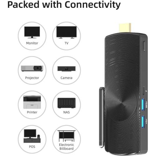  [무료배송] MeLE 미니 스틱 피씨 MeLE Fanless Mini PC Stick Celeron J4125 8G/128G Windows 10 Pro Mini Computer Stick Support HDMI 4K 60Hz Dual Band WiFi with Gigabit Ethernet Port PCG02 GLE