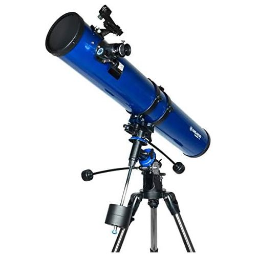  [아마존베스트]Meade Instruments 216004 Polaris 114 EQ Reflector Telescope (Blue)